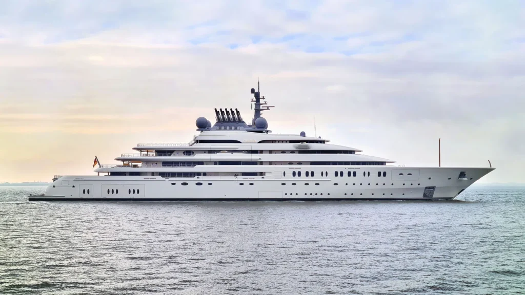146m Lürssen superyacht Opera spotted on sea trials
